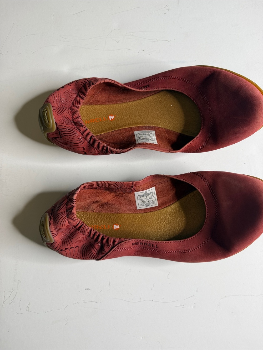 Merrell Women's Slip-On Flats in Deep Red size 8.5